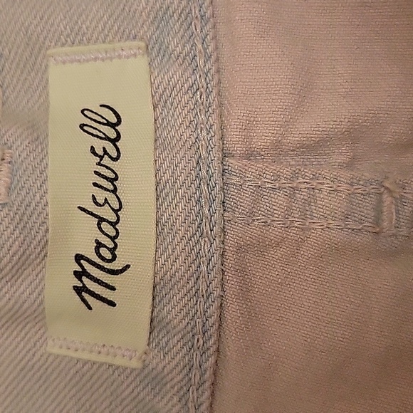 Madewell | The MomJean Overdyed Edition High Rise Bleached Out Cropped Jeans 29 - Picture 9 of 12